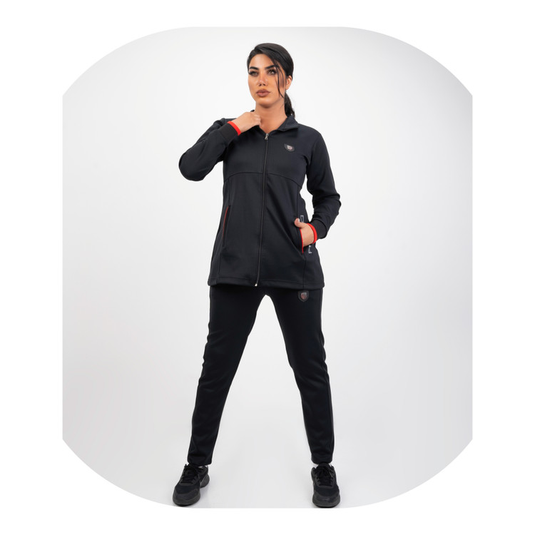 مانتو شلوار پارچه غواصی زنانه مدل پورش