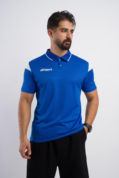 تیشرت هتلی یقه دار پارچه حصیری مردانه آلشپرت