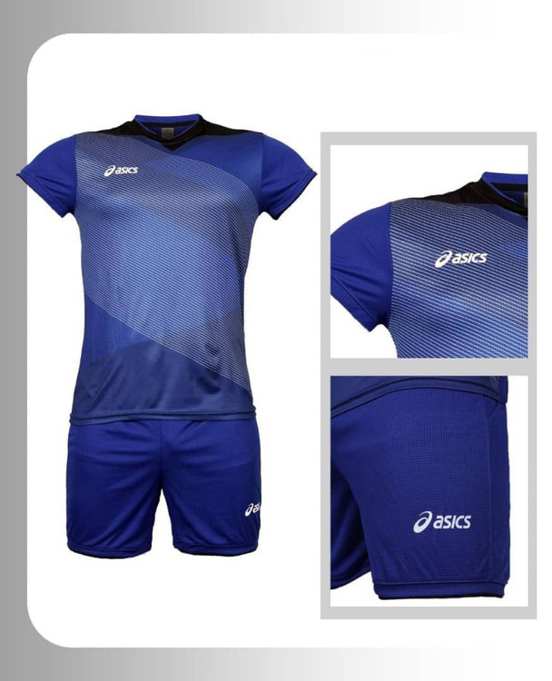 پیراهن شورت والیبالی پارچه فلامنت گرم بالا اسپرت اسیکس