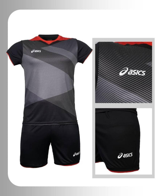 پیراهن شورت والیبالی پارچه فلامنت گرم بالا اسپرت اسیکس