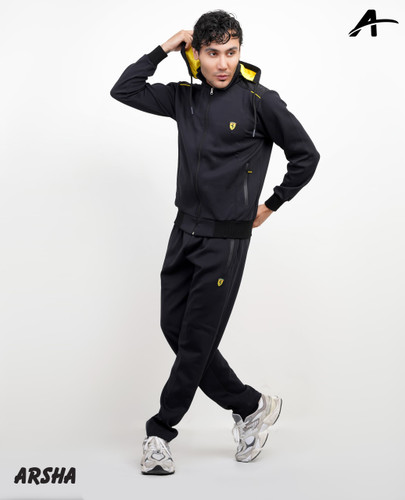 ست گرمکن شلوار پوما فراری پارچه غواصی