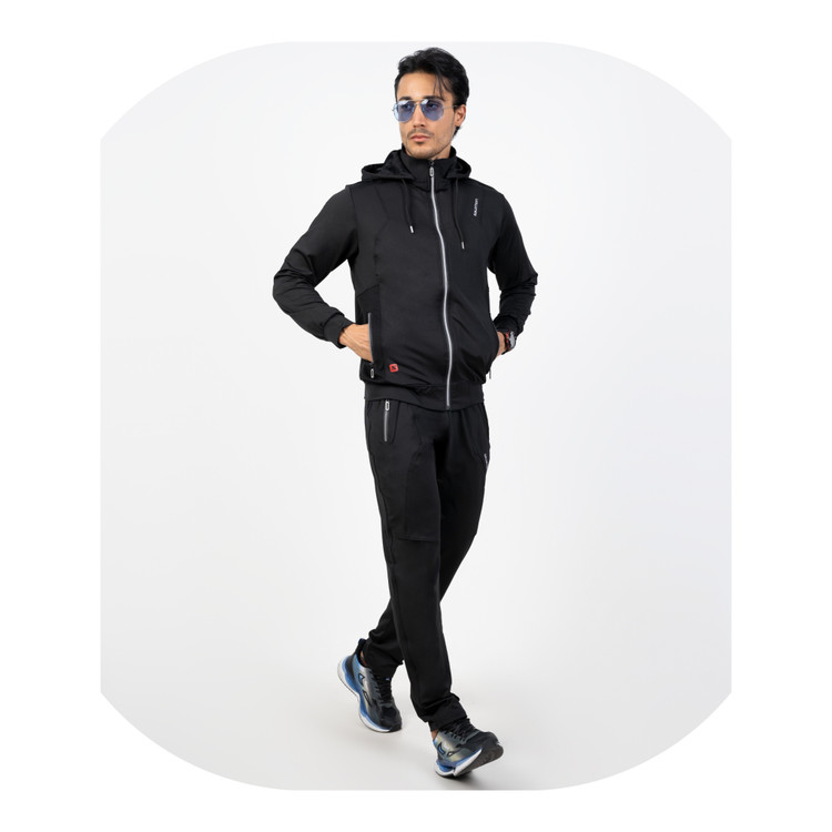 ست گرمکن شلوار مردانه و زنانه سالامون پارچه گلکسی پشت کجرا