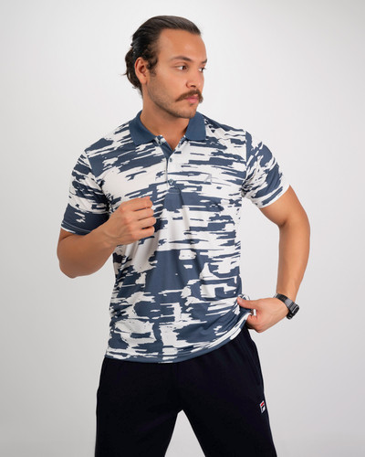 تیشرت یقه دار پارچه لاکرا آرشا