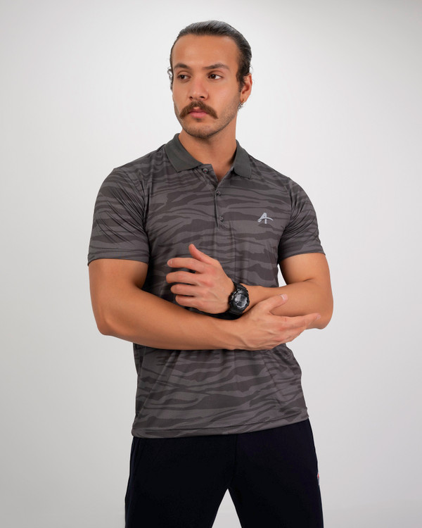 تیشرت یقه دار پارچه لاکرا آرشا