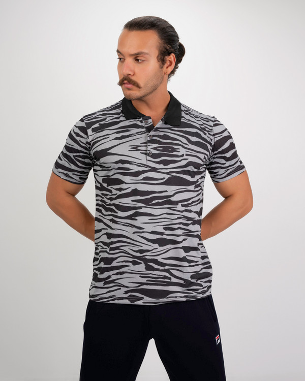 تیشرت یقه دار پارچه لاکرا آرشا