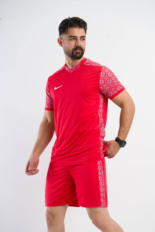 ست پیراهن و شورت ورزشی نایک مدل لاکرا سوزنی