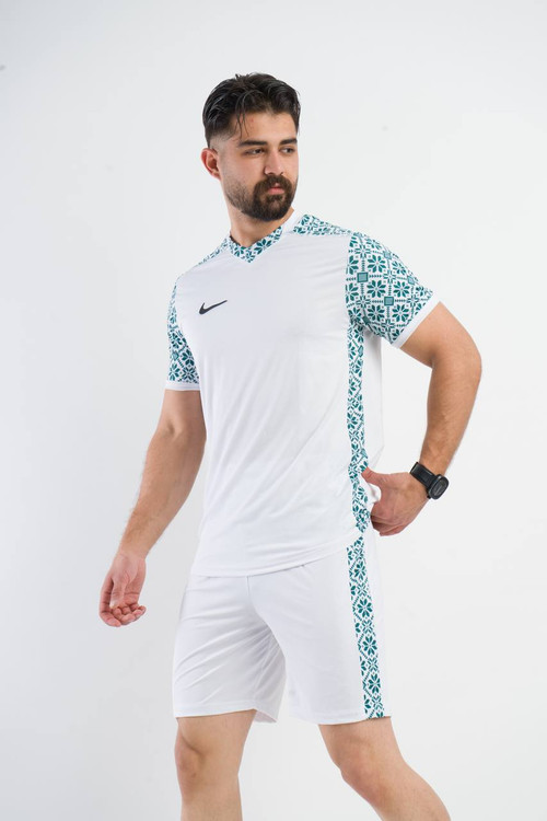 ست پیراهن و شورت ورزشی نایک مدل لاکرا سوزنی