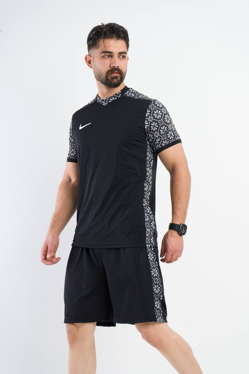 ست پیراهن و شورت ورزشی نایک مدل لاکرا سوزنی