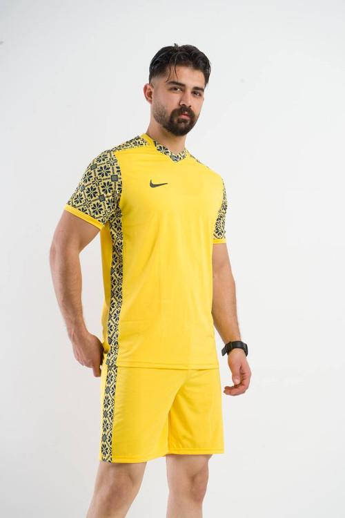 ست پیراهن و شورت ورزشی نایک مدل لاکرا سوزنی