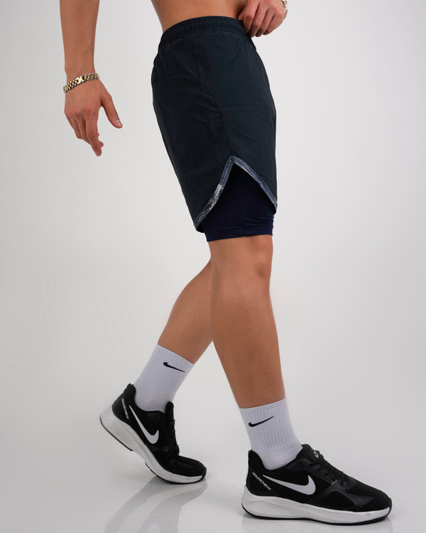 شلوارک پارچه آیرو کشاله دار مردانه مدل آرشا