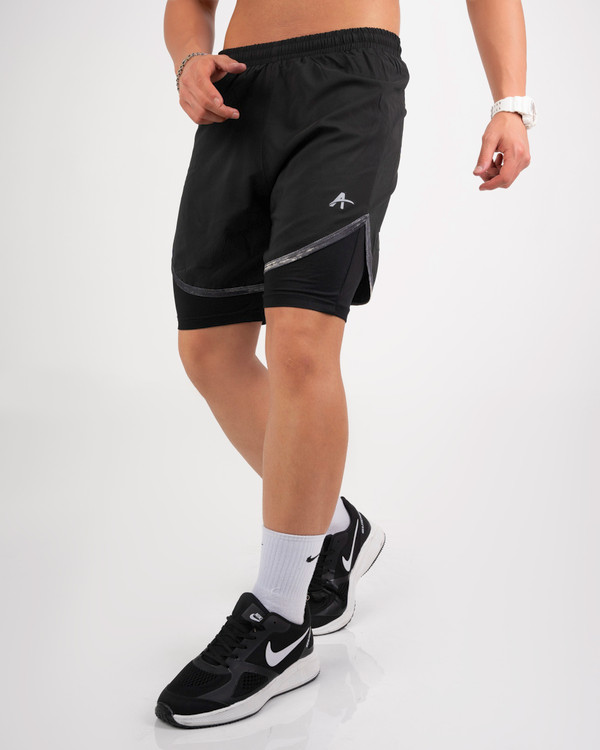 شلوارک پارچه آیرو کشاله دار مردانه مدل آرشا